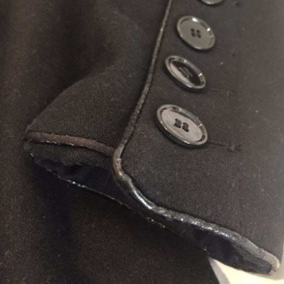 Express Peacoat Long Jacket Wool XS - Picture 5 of 12